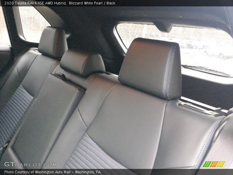 Blizzard White Pearl / Black 2020 Toyota RAV4 XSE AWD Hybrid