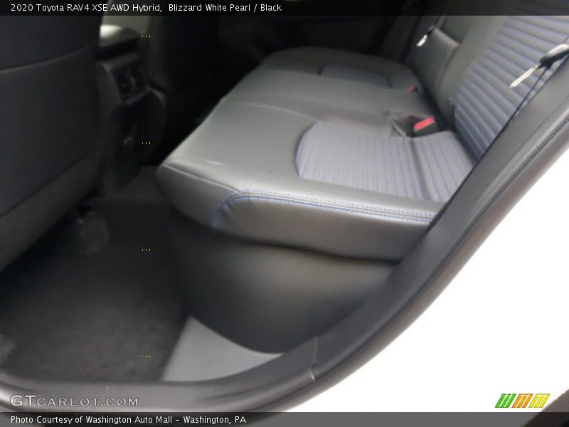 Blizzard White Pearl / Black 2020 Toyota RAV4 XSE AWD Hybrid