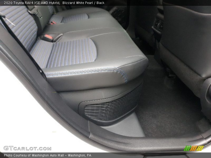 Blizzard White Pearl / Black 2020 Toyota RAV4 XSE AWD Hybrid