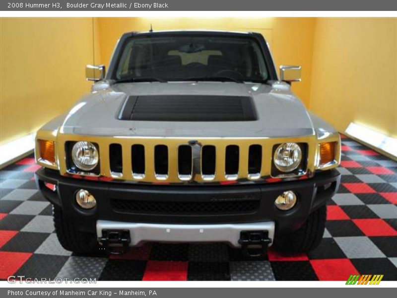 Boulder Gray Metallic / Ebony Black 2008 Hummer H3