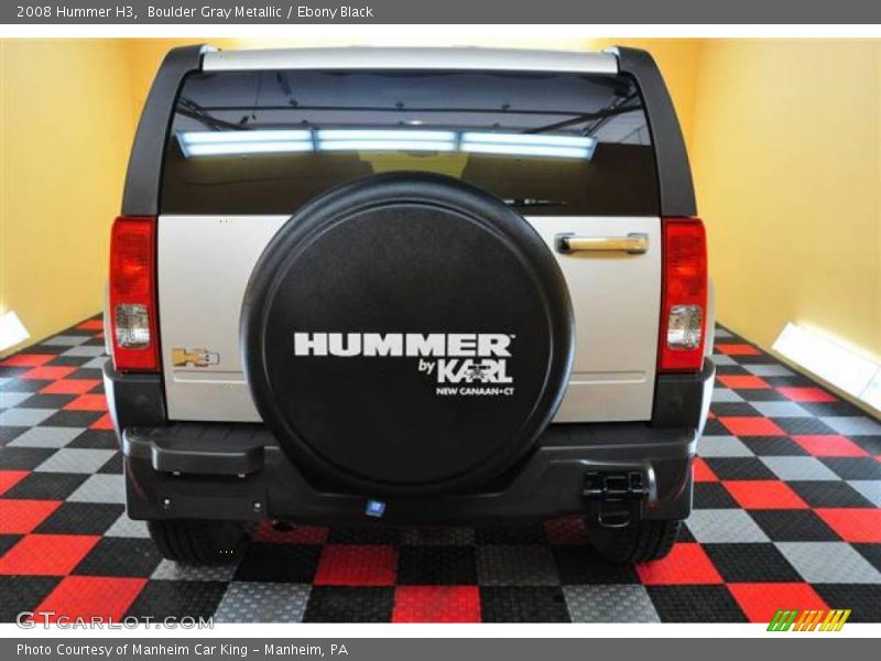 Boulder Gray Metallic / Ebony Black 2008 Hummer H3