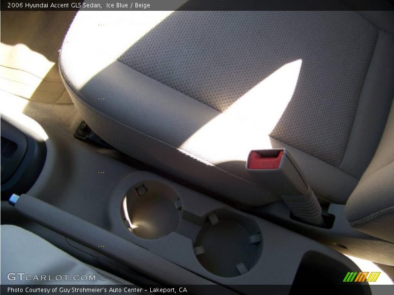 Ice Blue / Beige 2006 Hyundai Accent GLS Sedan