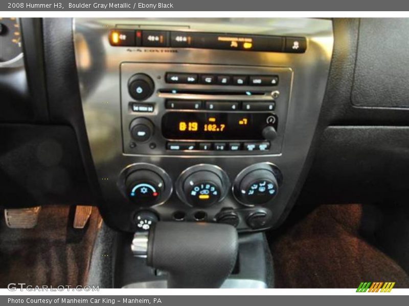 Boulder Gray Metallic / Ebony Black 2008 Hummer H3