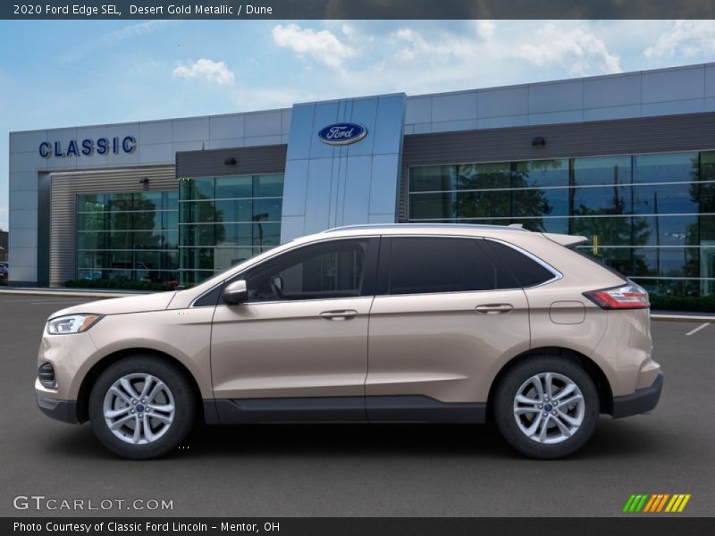 Desert Gold Metallic / Dune 2020 Ford Edge SEL