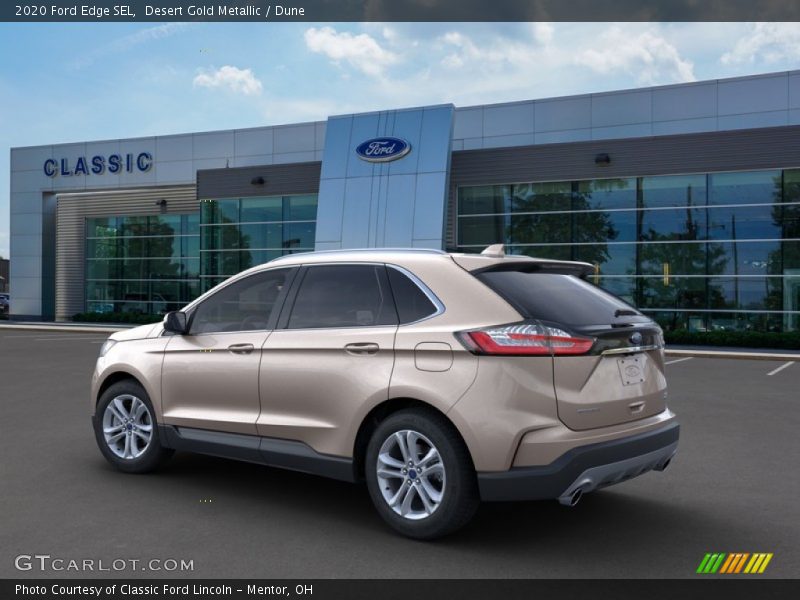 Desert Gold Metallic / Dune 2020 Ford Edge SEL