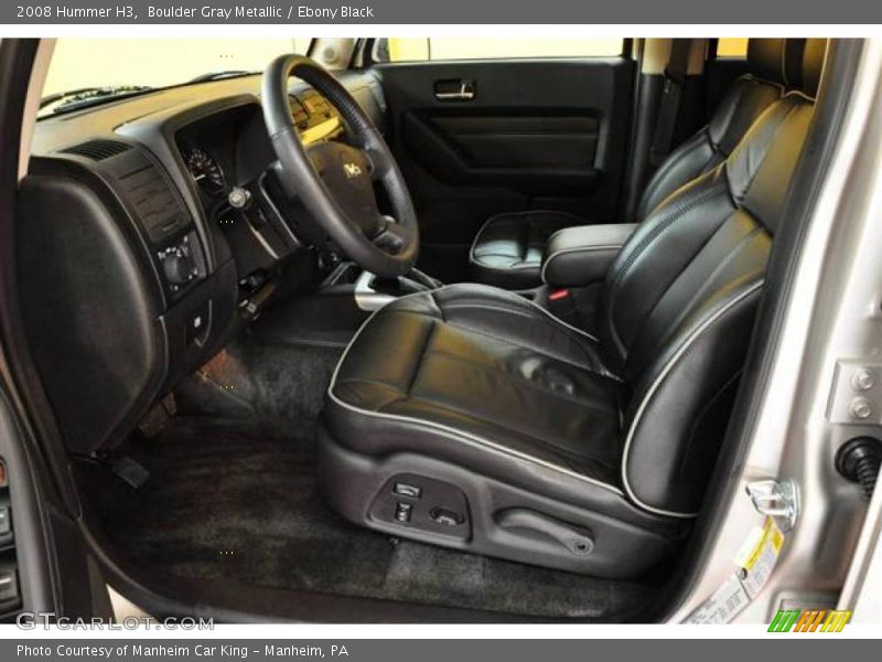 Boulder Gray Metallic / Ebony Black 2008 Hummer H3