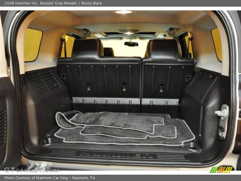 Boulder Gray Metallic / Ebony Black 2008 Hummer H3