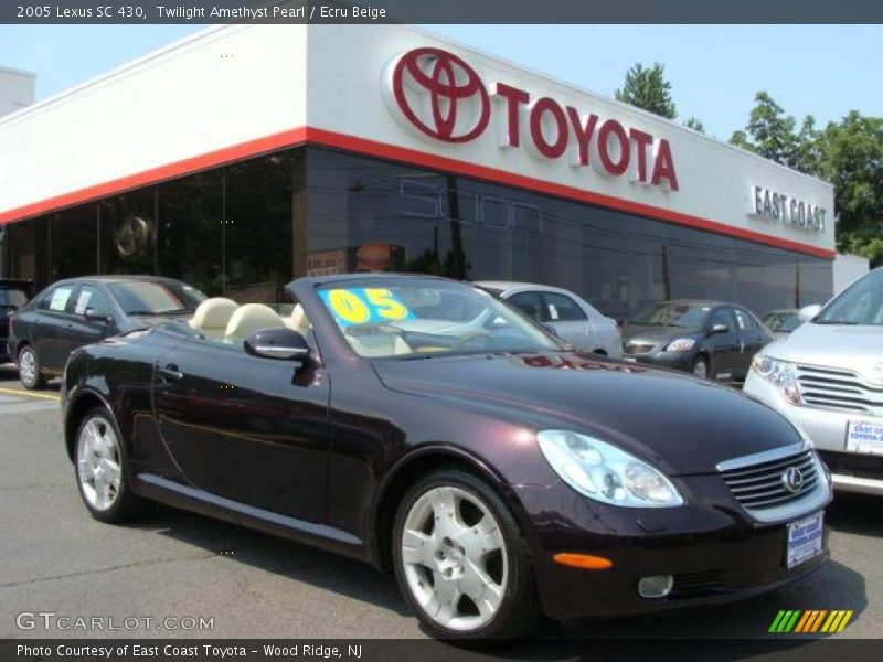Twilight Amethyst Pearl / Ecru Beige 2005 Lexus SC 430