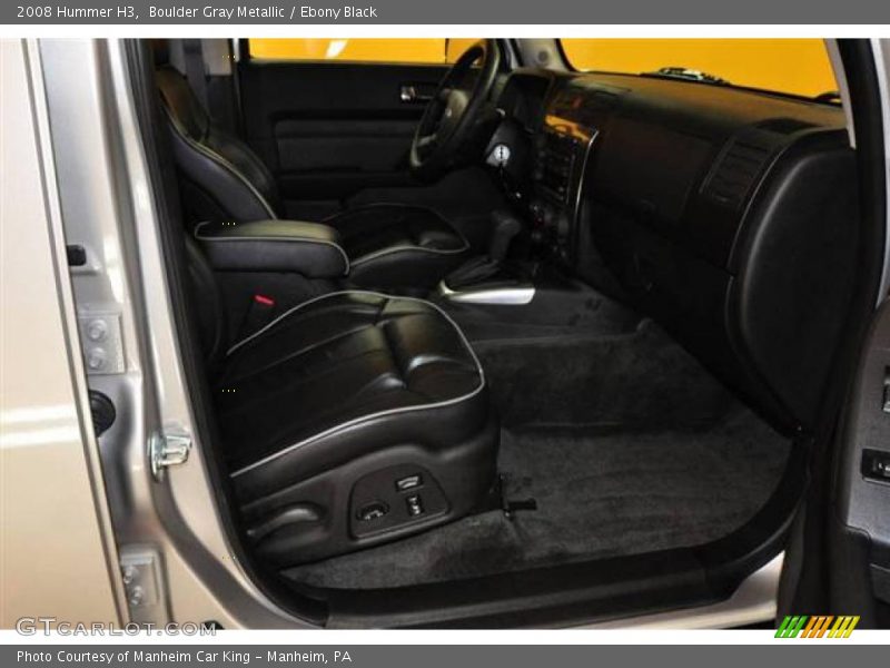 Boulder Gray Metallic / Ebony Black 2008 Hummer H3