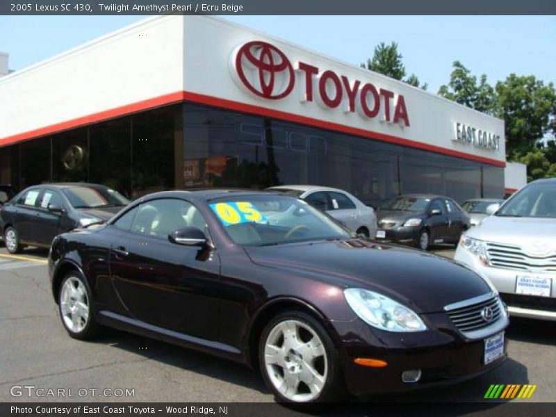 Twilight Amethyst Pearl / Ecru Beige 2005 Lexus SC 430