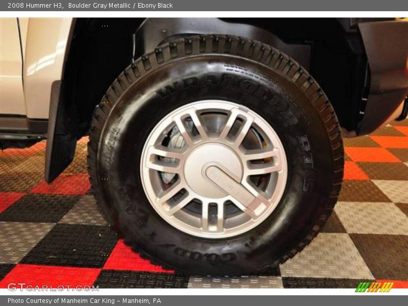 Boulder Gray Metallic / Ebony Black 2008 Hummer H3