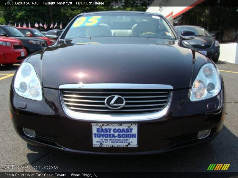 Twilight Amethyst Pearl / Ecru Beige 2005 Lexus SC 430