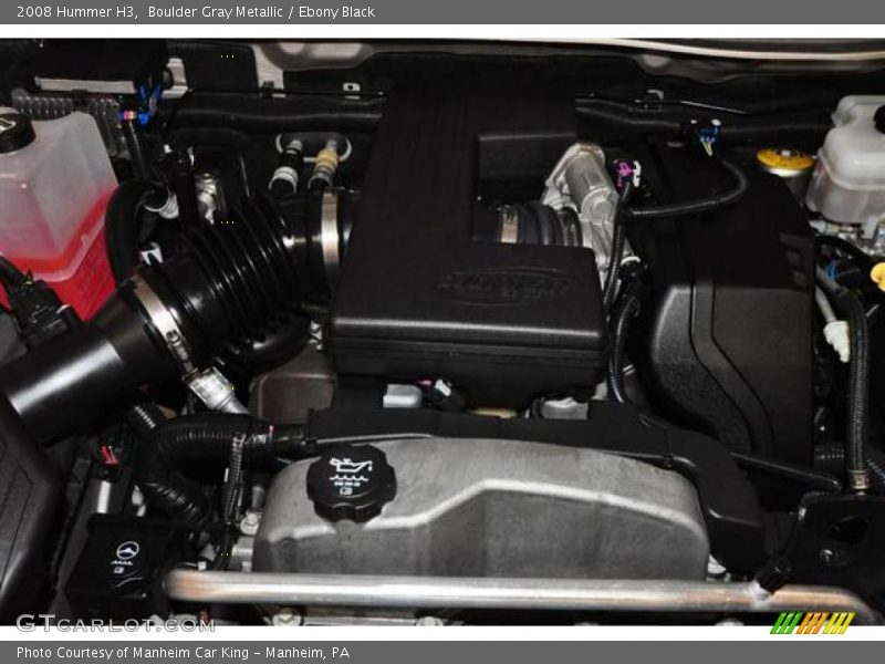 Boulder Gray Metallic / Ebony Black 2008 Hummer H3