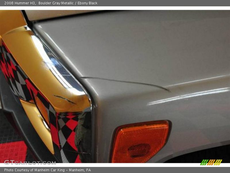 Boulder Gray Metallic / Ebony Black 2008 Hummer H3