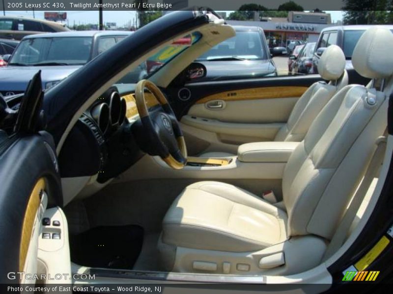 Twilight Amethyst Pearl / Ecru Beige 2005 Lexus SC 430