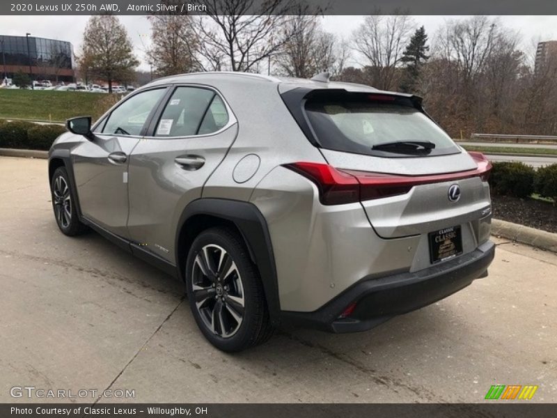 Atomic Silver / Birch 2020 Lexus UX 250h AWD