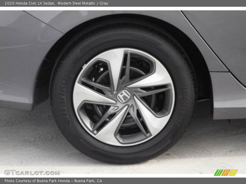 Modern Steel Metallic / Gray 2020 Honda Civic LX Sedan