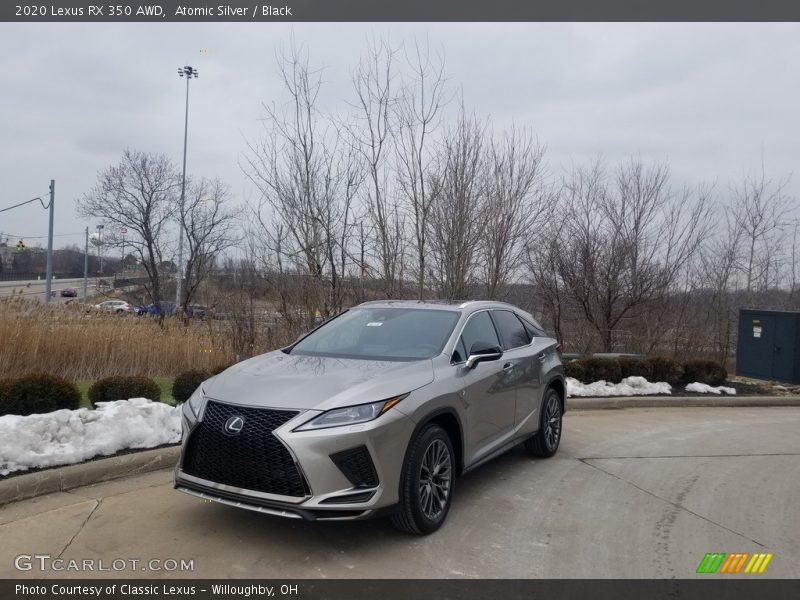 Atomic Silver / Black 2020 Lexus RX 350 AWD