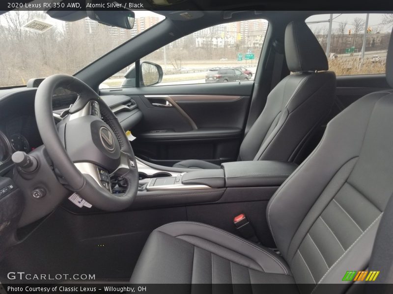 Atomic Silver / Black 2020 Lexus RX 350 AWD