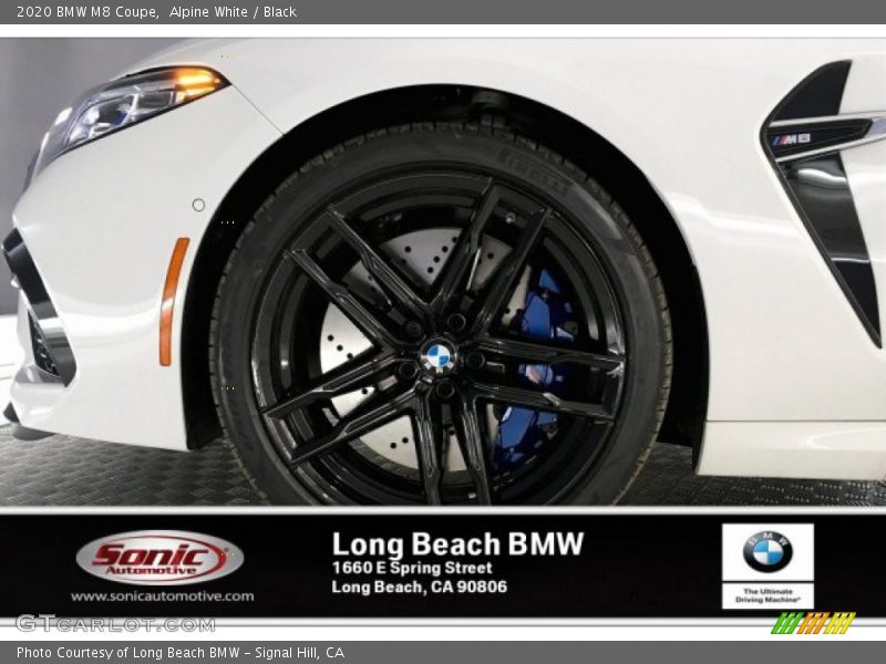 Alpine White / Black 2020 BMW M8 Coupe