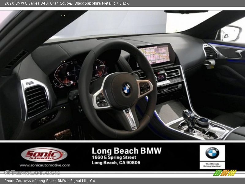 Black Sapphire Metallic / Black 2020 BMW 8 Series 840i Gran Coupe