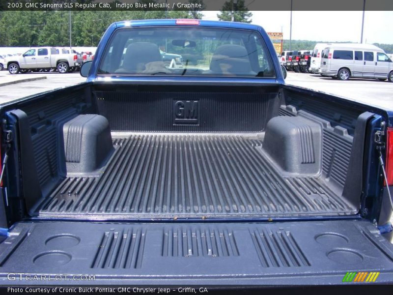 Indigo Blue Metallic / Graphite 2003 GMC Sonoma SLS Regular Cab
