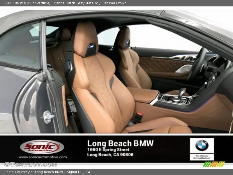 Brands Hatch Grey Metallic / Taruma Brown 2020 BMW M8 Convertible