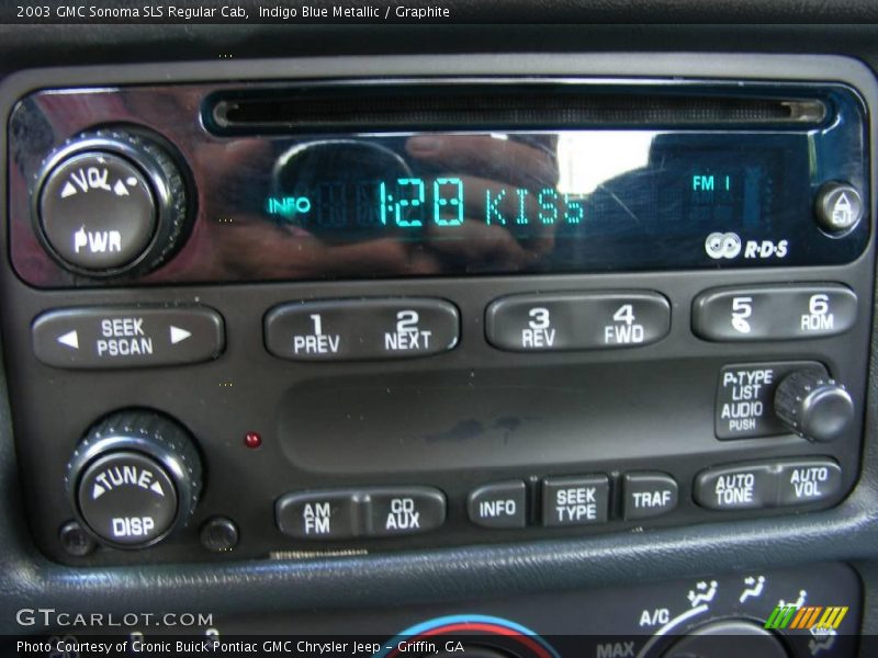 Indigo Blue Metallic / Graphite 2003 GMC Sonoma SLS Regular Cab