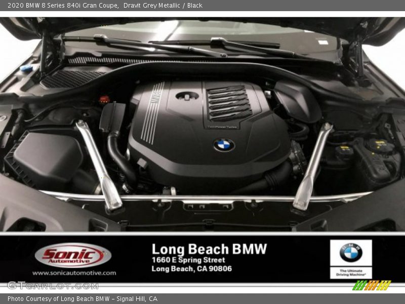 Dravit Grey Metallic / Black 2020 BMW 8 Series 840i Gran Coupe
