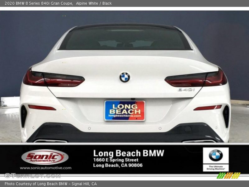 Alpine White / Black 2020 BMW 8 Series 840i Gran Coupe