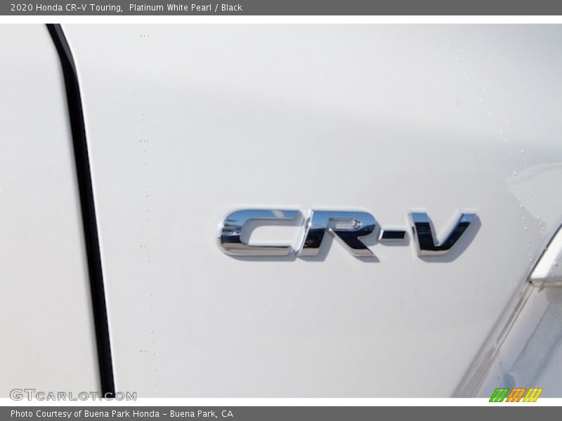Platinum White Pearl / Black 2020 Honda CR-V Touring