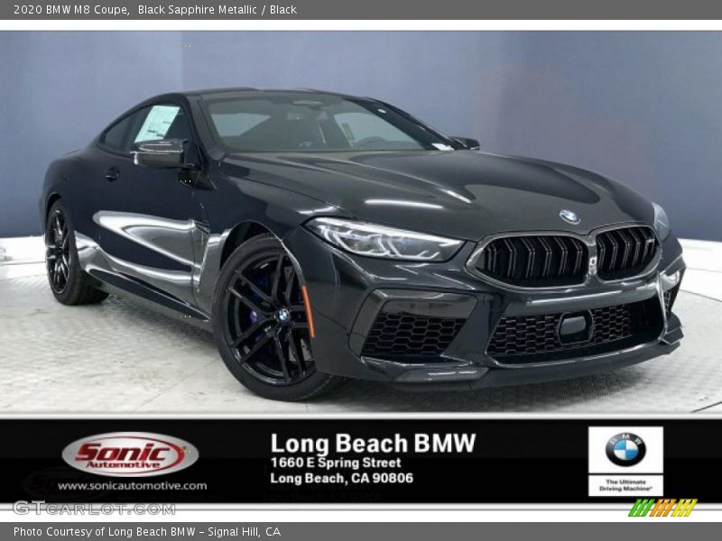 Black Sapphire Metallic / Black 2020 BMW M8 Coupe