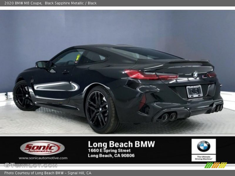 Black Sapphire Metallic / Black 2020 BMW M8 Coupe