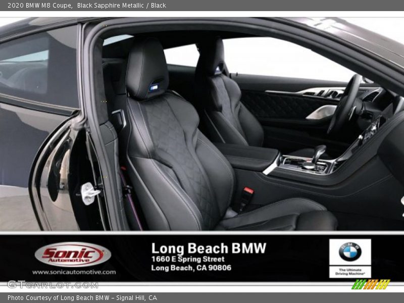 Black Sapphire Metallic / Black 2020 BMW M8 Coupe