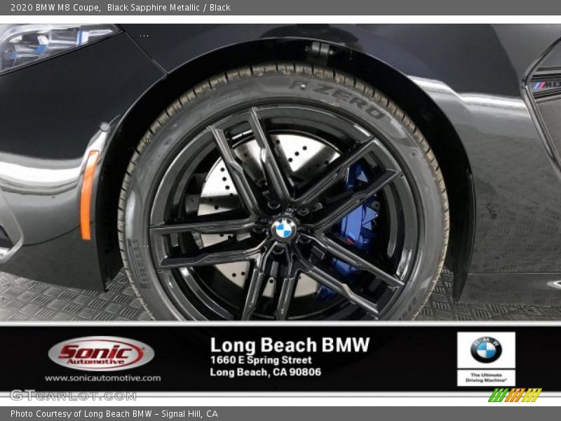 Black Sapphire Metallic / Black 2020 BMW M8 Coupe