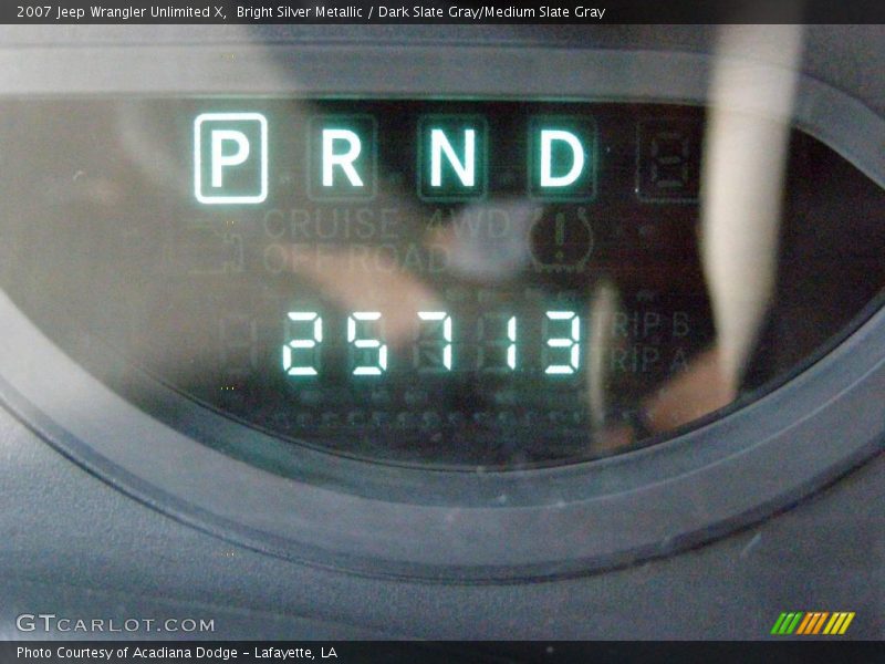 Bright Silver Metallic / Dark Slate Gray/Medium Slate Gray 2007 Jeep Wrangler Unlimited X