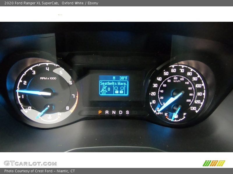Oxford White / Ebony 2020 Ford Ranger XL SuperCab