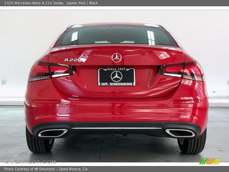 Jupiter Red / Black 2020 Mercedes-Benz A 220 Sedan