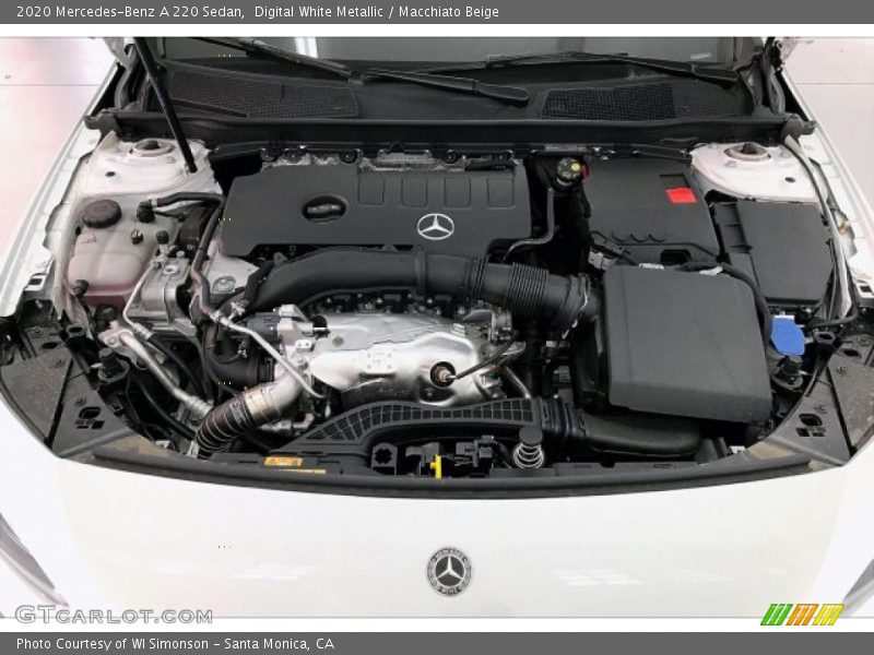 Digital White Metallic / Macchiato Beige 2020 Mercedes-Benz A 220 Sedan