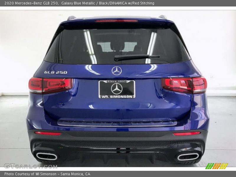 Galaxy Blue Metallic / Black/DINAMICA w/Red Stitching 2020 Mercedes-Benz GLB 250