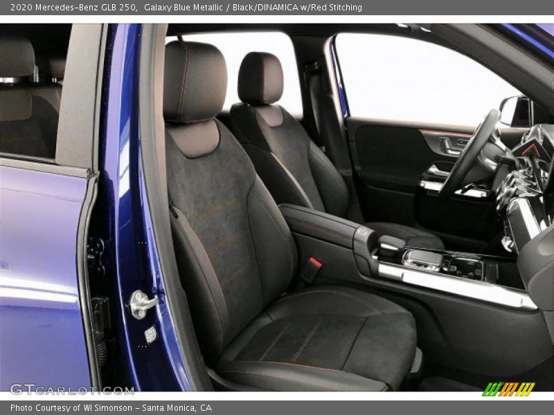 Galaxy Blue Metallic / Black/DINAMICA w/Red Stitching 2020 Mercedes-Benz GLB 250