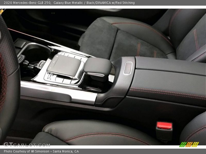 Galaxy Blue Metallic / Black/DINAMICA w/Red Stitching 2020 Mercedes-Benz GLB 250