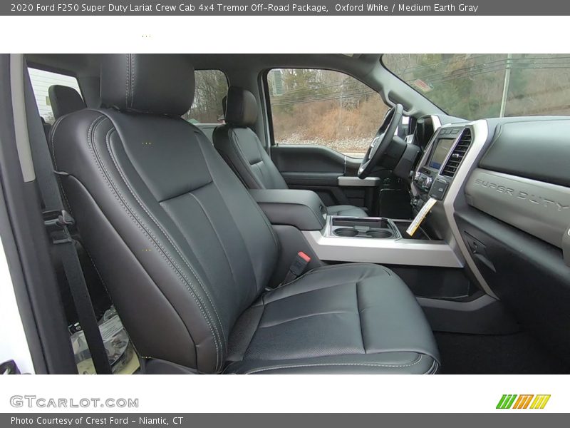 Front Seat of 2020 F250 Super Duty Lariat Crew Cab 4x4 Tremor Off-Road Package