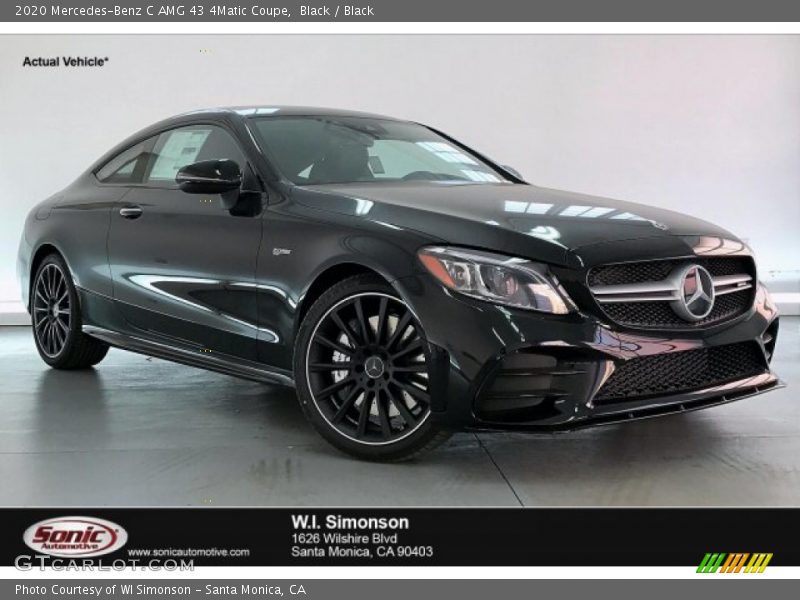 Black / Black 2020 Mercedes-Benz C AMG 43 4Matic Coupe
