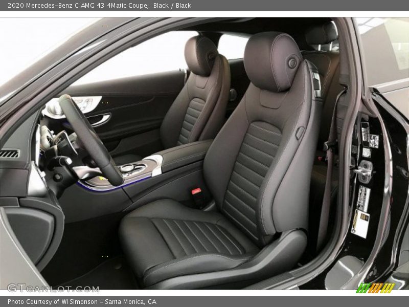 Front Seat of 2020 C AMG 43 4Matic Coupe