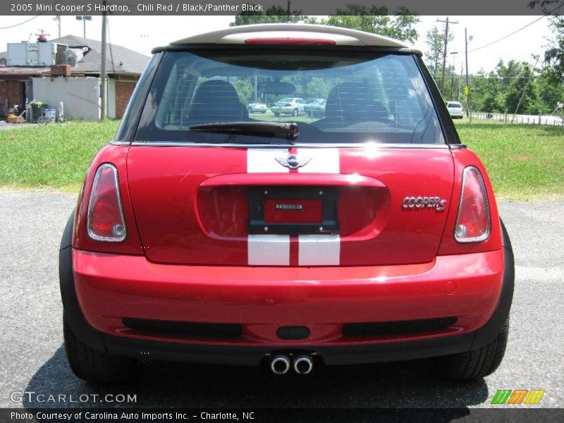 Chili Red / Black/Panther Black 2005 Mini Cooper S Hardtop
