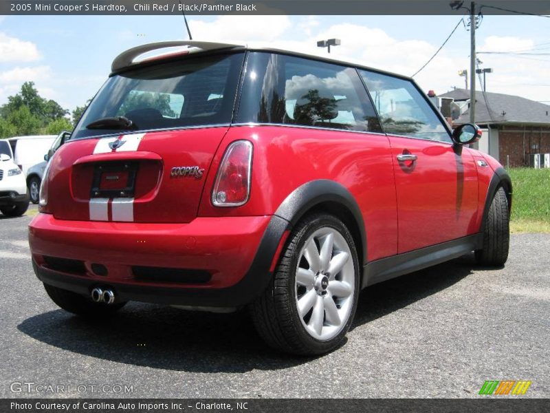 Chili Red / Black/Panther Black 2005 Mini Cooper S Hardtop