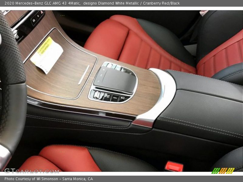 designo Diamond White Metallic / Cranberry Red/Black 2020 Mercedes-Benz GLC AMG 43 4Matic