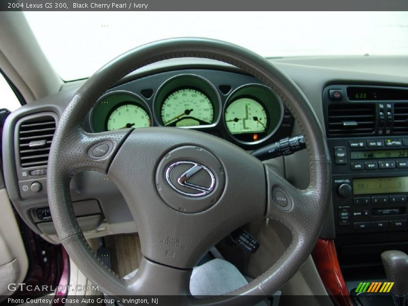 Black Cherry Pearl / Ivory 2004 Lexus GS 300