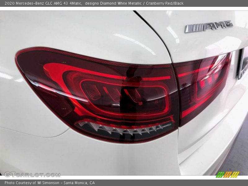 designo Diamond White Metallic / Cranberry Red/Black 2020 Mercedes-Benz GLC AMG 43 4Matic